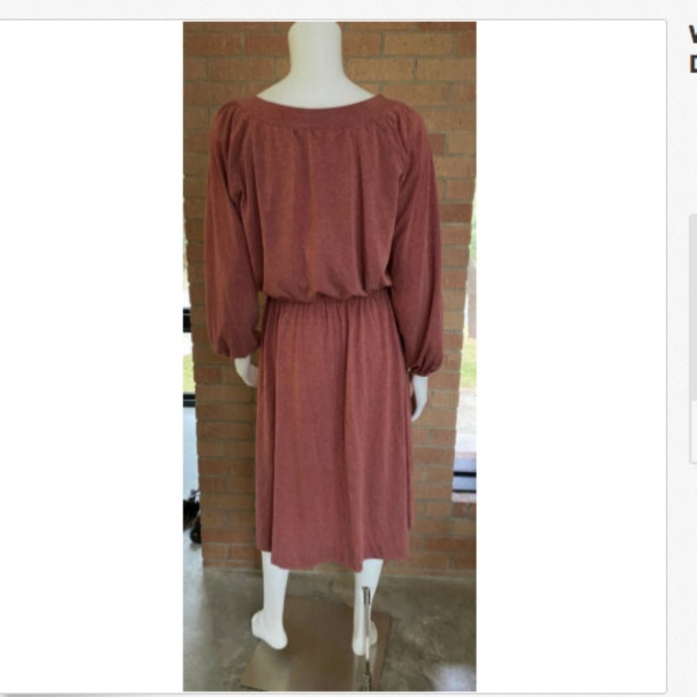 Vintage Act 1 New York Jersey Dress Elastic Waist - image 7